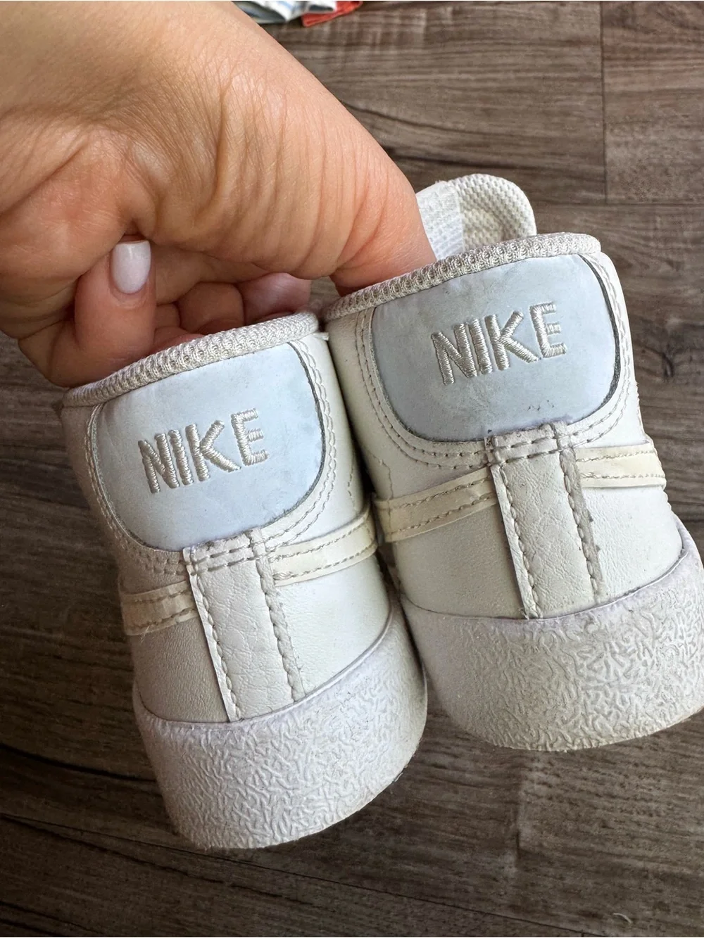 Nike toddler blazer sneakers white size 9
